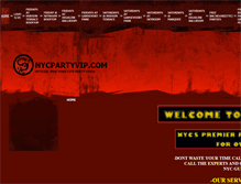 Tablet Screenshot of nycpartyvip.com